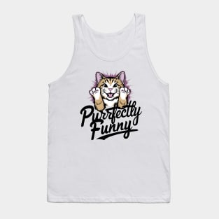 Purrfectly Funny Tank Top